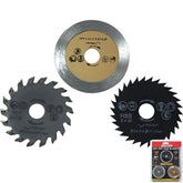 Dekton 3pc Mini Blades Wood Diamond Hss Steel Cutting Disc Blade 2"